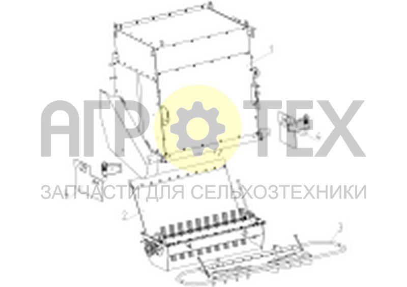 Чертеж Измельчитель-разбрасыватель (142.14.00.000Ф)